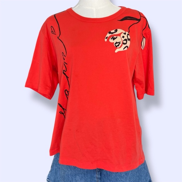 Marni Tops - MARNI Floral and leopard-print cotton-jersey T-shirt ❗️has flaws